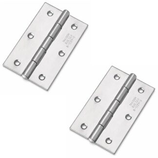 2 Stück hochwertiges Aufschraubscharnier, B-1059-2, Größe: 76 mm, von TAKIGEN, Tragkraft: 10 kg (22 lbs). Produktbild
