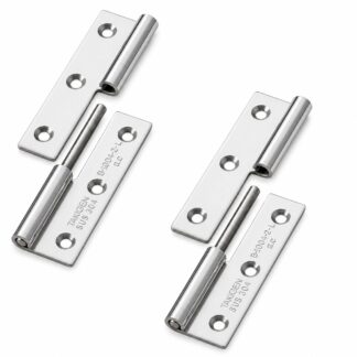 2 Stück hochwertiges Aushängescharnier, B-1004-2-L, Höhe: 64 mm, von TAKIGEN, Tragkraft: 10 kg (23 lbs), Ausführung: links. Produktbild