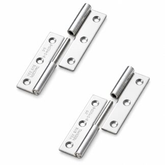 2 Stück hochwertiges Aushängescharnier, B-1004-2-R, Höhe: 64 mm, von TAKIGEN, Tragkraft: 10 kg (23 lbs), Ausführung: rechts. Produktbild