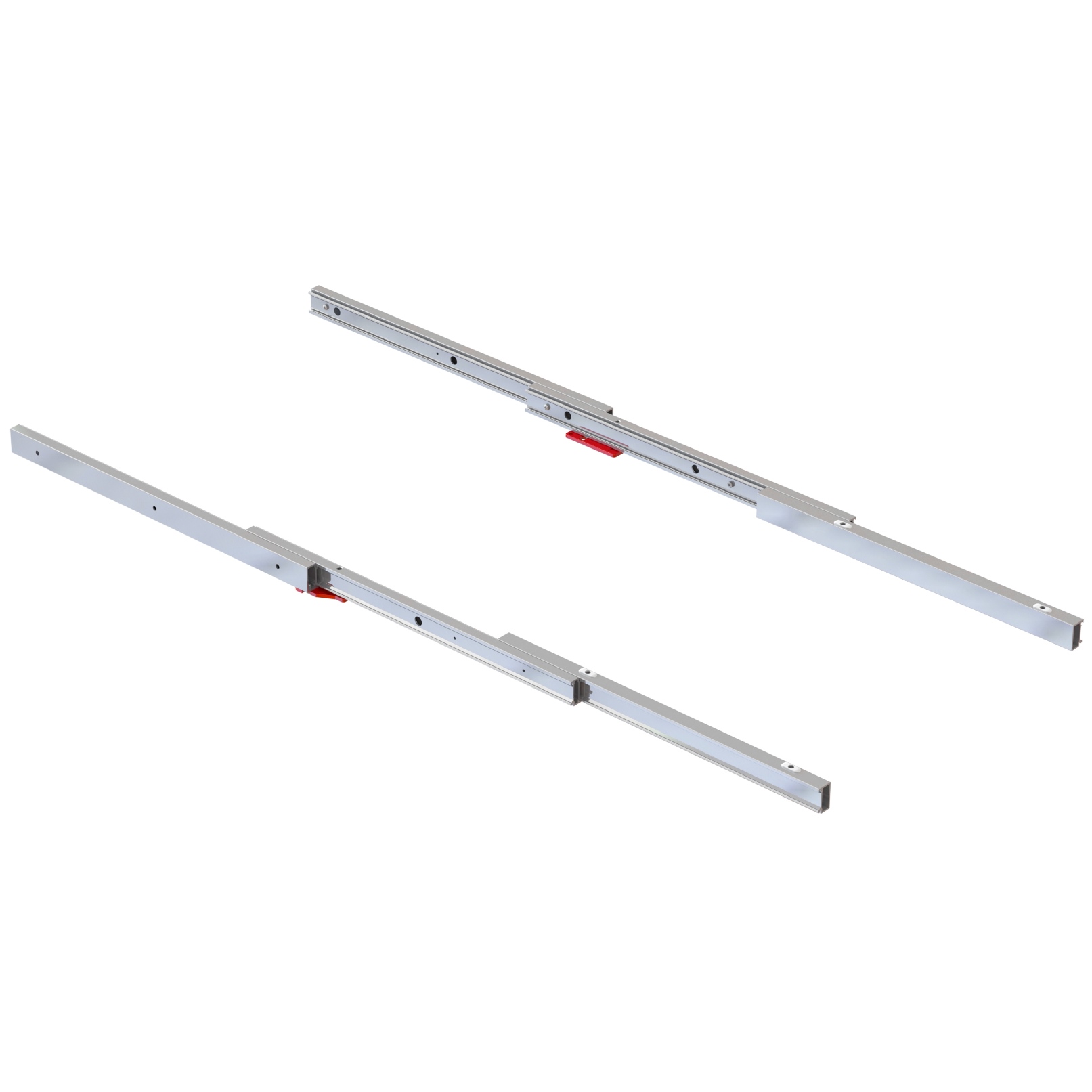 hochwertiger Ausziehtischbeschlag, 2046369, Auszugslänge: 750 mm, von EMUCA, Tragkraft: 60 kg (132 lbs). Produktbild