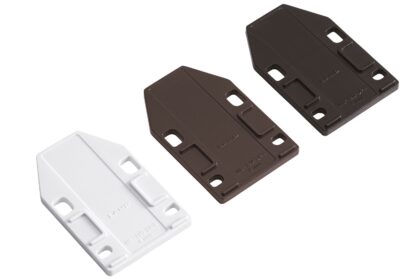 4 Stück Distanzplatte, aus Polyacetal, Oberfläche: schwarz, 70 mm (2-3/4″), ML-120-DP4-BL. Ausgleichsplatte für Magnet-Druckschnäpper ML-120BR, ML-120W und ML-120BL von Sugatsune, von Sugatsune / LAMP® (Japan) – Bild 4