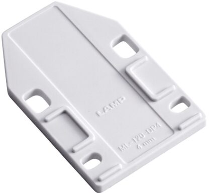 4 Stück Distanzplatte, aus Polyacetal, Oberfläche: weiß, 70 mm (2-3/4″), ML-120-DP4-WT. Ausgleichsplatte für Magnet-Druckschnäpper ML-120BR, ML-120W und ML-120BL von Sugatsune, von Sugatsune / LAMP® (Japan) – Bild 5