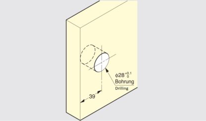 Hochwertiger Druckknopf-Verschluss mit Grifffunktion, aus Messing, Oberfläche: goldfarbig, glänzend poliert, Ausführung: rund, TLP-G und TLP-LBM(W). Massiver Druckknopf für Wohnwagen, Yacht und viel mehr, von Sugatsune / LAMP® (Japan) – Bild 4