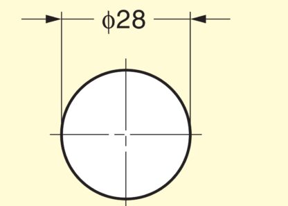 Hochwertiger Druckknopf-Verschluss mit Grifffunktion, aus Zinklegierung (ZDC), Oberfläche: goldfarbig, glänzend poliert, Ausführung: oval, DPL-OV-G. Massiver Druckknopf für Wohnmobil, Boot und viel mehr, von Sugatsune / LAMP® (Japan) – Bild 4