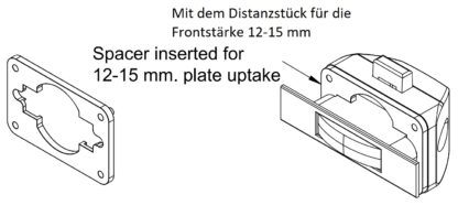 Hochwertiger Druckknopf-Verschluss mit Soft-Close und Grifffunktion, aus Zamak, Oberfläche: schwarz, Ausführung: rechteckig, 14.03.043-0. Massiver Druckknopf für Wohnwagen, Yacht, Privatflugzeug und viel mehr, von SISO Denmark – Bild 8