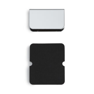 Gegenplatte für Glasstärke 6 mm (15/64″) K-110CR und K-110-P6, 35 mm (1-3/8″) von Sugatsune, verchromt. Produktbild