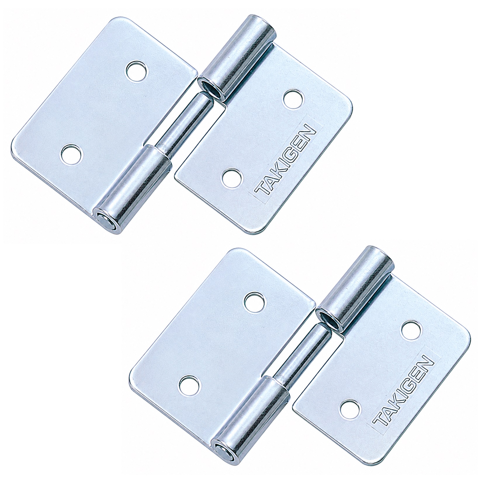 2 Stück kompaktes Aushebescharnier, aus Stahl, Tragkraft: 2 kg (5 lbs), 35 mm (1-3/8″), Ausführung: rechts, B-56-R. Robustes Steckscharnier für Kleintüren, Wartungsklappen, Elektronikgehäuse und vieles mehr, von TAKIGEN (Japan)