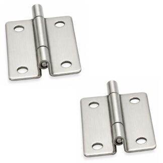 2 Stück kompaktes gekröpftes Scharnier, TH-25SUS, Höhe: 35 mm, von TOCHIGIYA, Tragkraft: 4,5 kg (10 lbs). Produktbild
