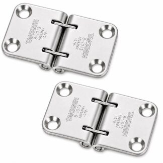 2 Stück rostfreies hochwertiges Lukenscharnier, B-1013, Größe: 70 mm, von TAKIGEN. Produktbild
