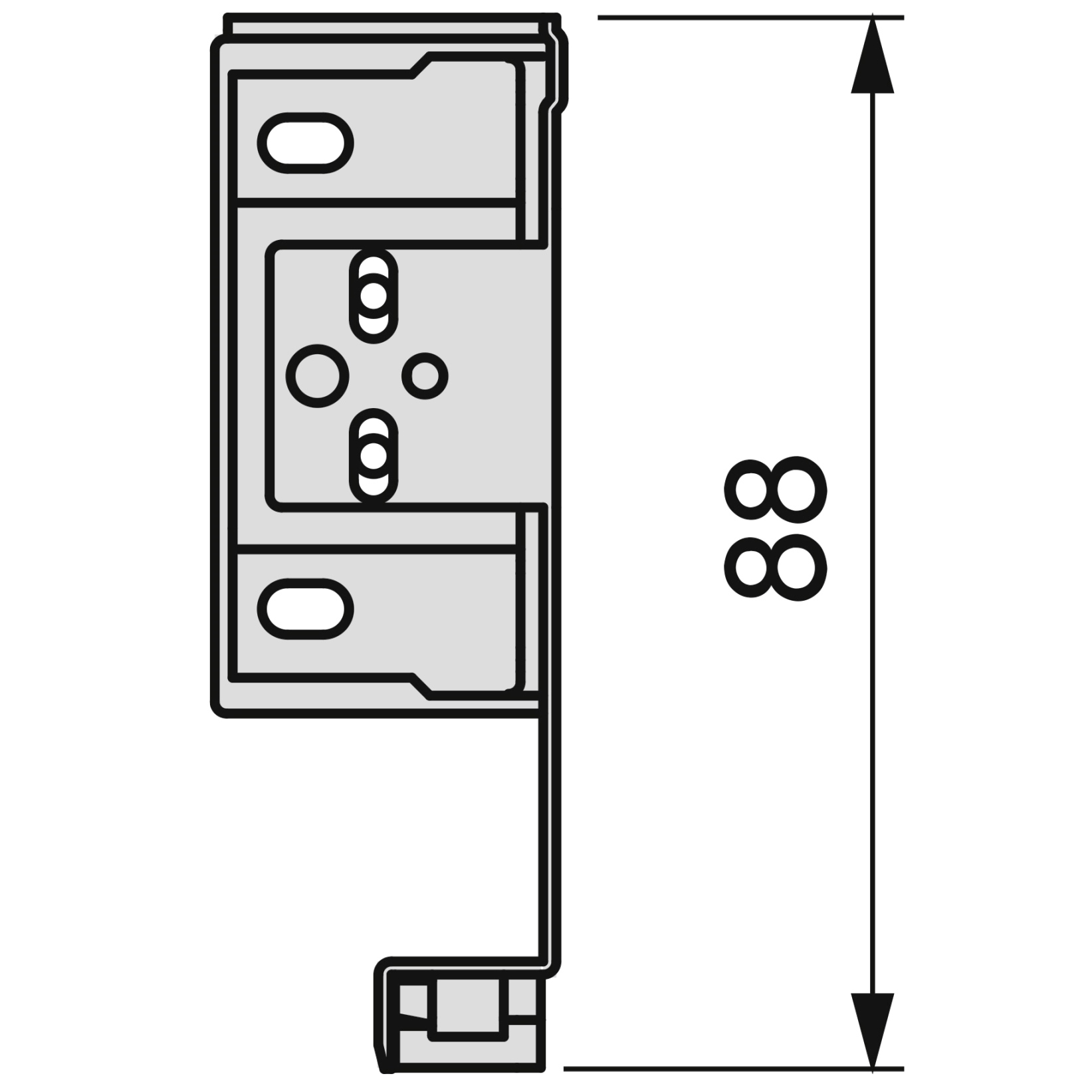 Schubkasten Set, mit extra dünnen Zargen, Höhe: 88 mm (3-15/32″), Oberfläche: anthrazitgrau, 340 mm (13-25/64″), Ausführung: Vollauszug mit Soft-Close, 3275135. Schubladenset für Küchenmöbel und vieles mehr, von EMUCA – Bild 4