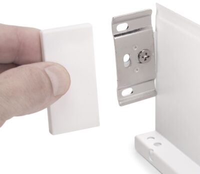 Lådset, med extra tunna ramar, höjd: 88 mm, 3275412, låddjup: 490 mm, från EMUCA, vit, version: delvis förlängning med tryck-till-öppning. Framfäste med lock integrerat i lådans sidor