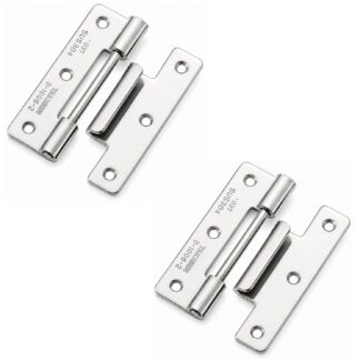 2 Stück hochwertiges Steckscharnier, B-1006-2, Höhe: 50 mm, von TAKIGEN, Tragkraft: 6 kg (14 lbs). Produktbild