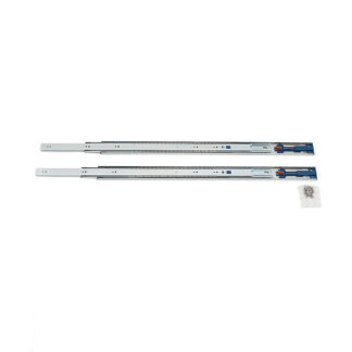 Vollauszug aus Stahl, abnehmbar, gedämpft mit Soft-Close, Nennlänge: 700 mm, 4670-700, von Sugatsune / LAMP (Japan)