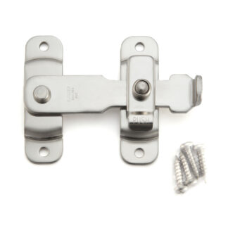 Stabriegel aus rostfreiem Edelstahl SUS304 (V2A), mit Feder BLL-100, von Sugatsune / LAMP (Japan)