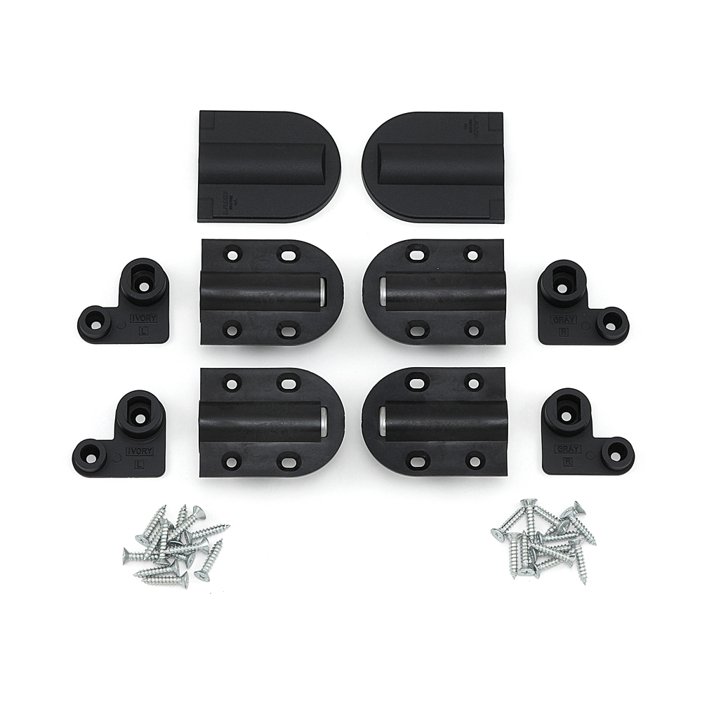 Scharnier mit Soft-Close Dämpfung, mit Abdeckung, schwarz HG-JHM20-80BL, von Sugatsune / LAMP (Japan)