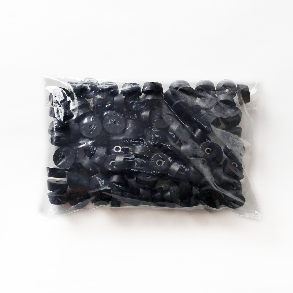 Stellfuß, Gummi, Packung à 100 Stk. K-24-P100, von Sugatsune / LAMP (Japan)
