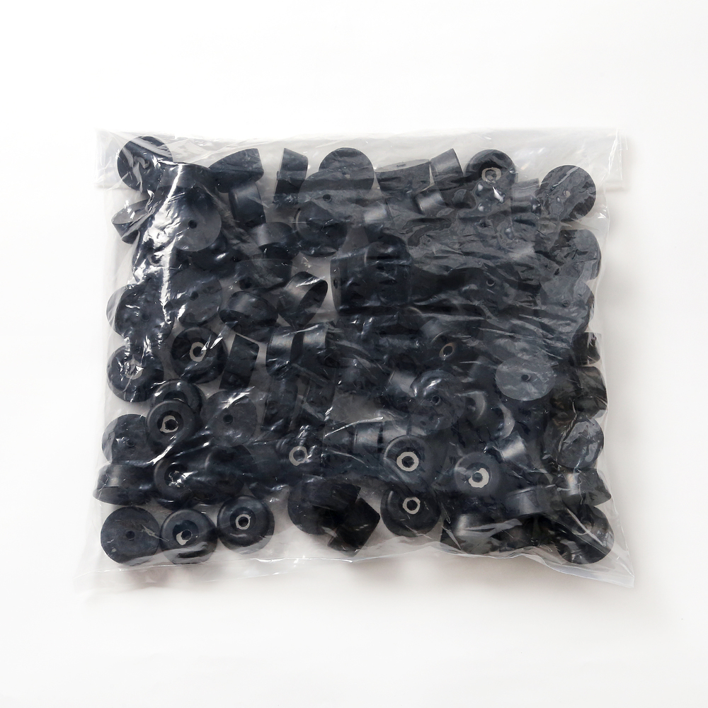 Stellfuß, Gummi, Packung à 100 Stk. K-3215-P100, von Sugatsune / LAMP (Japan)