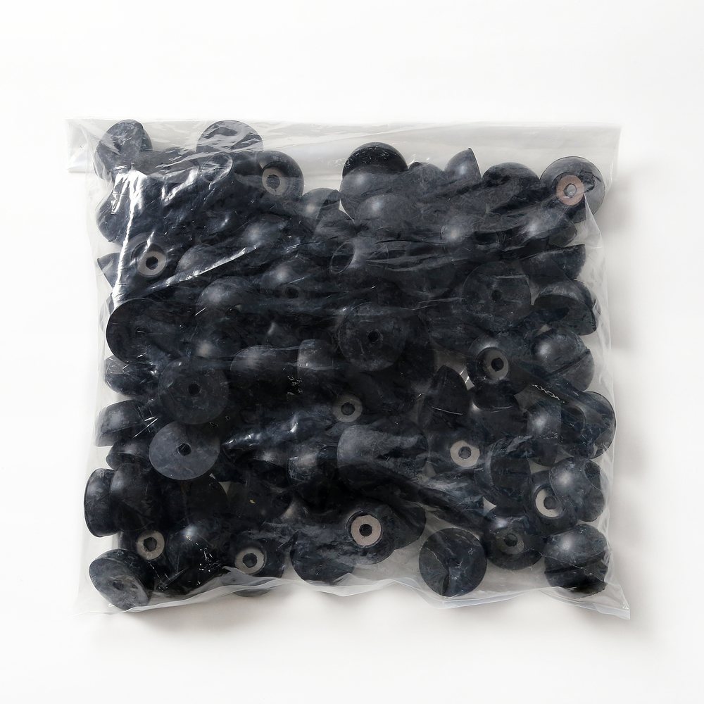 Stellfuß, Gummi, Packung à 100 Stk. K-3617-P100, von Sugatsune / LAMP (Japan)
