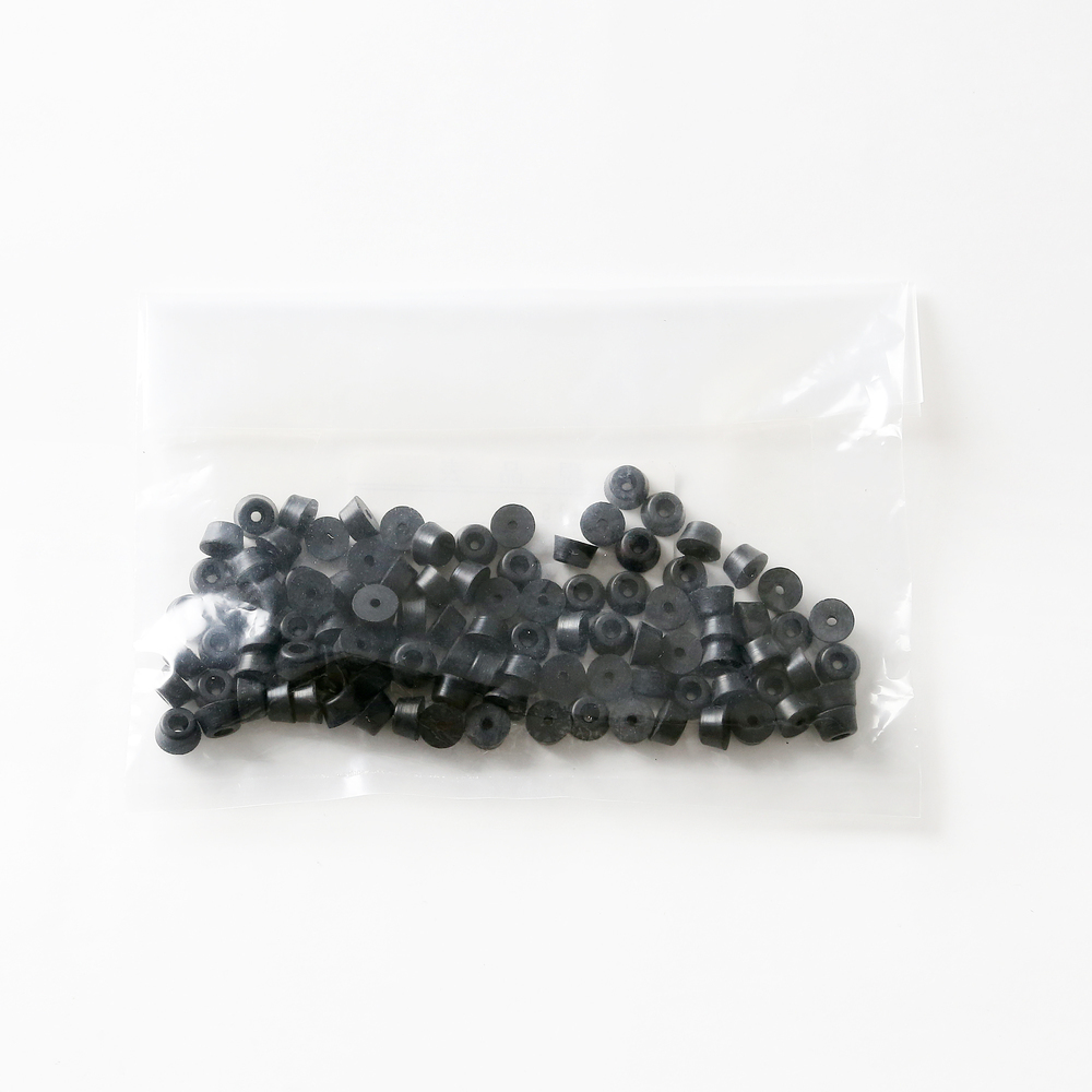 Stellfuß, Gummi, Packung à 100 Stk. K-95-P100, von Sugatsune / LAMP (Japan)
