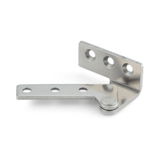 Zapfenband aus rostfreiem Edelstahl SUS430, Ausführung: rechts, aufliegend PL-65R, von Sugatsune / LAMP (Japan)