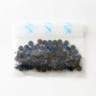 Stellfuß, Gummi, Oberfläche: schwarz, Packung à 100 Stk. SK-13-P100, von Sugatsune / LAMP (Japan)